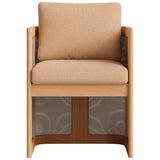 Nue Dining Chair, Brown, Set of 2