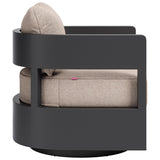 Foret Swivel Chair, Black