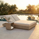 Varadero Beach Double Chaise, Gray