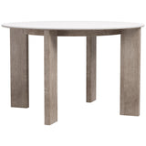 Oceanveil Round Dining Table, White