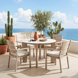 Oceanveil Round Dining Table, White