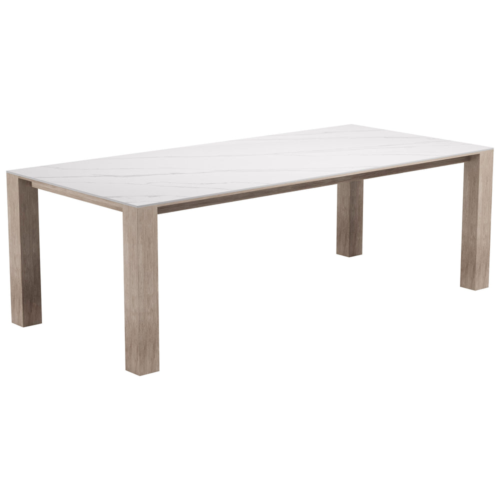 Leilani Rectangular Dining Table, White