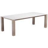 Leilani Rectangular Dining Table, White