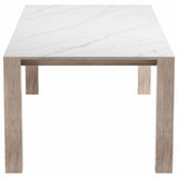 Leilani Rectangular Dining Table, White