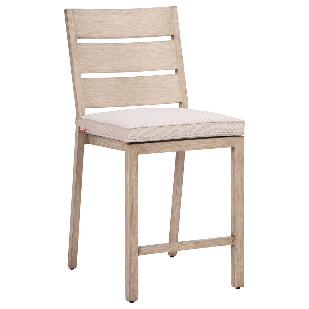 Reefline Armless Counter Stool, Gray