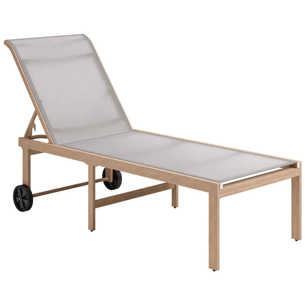 Leto Chaise Lounge, Gray