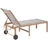 Leto Chaise Lounge, Gray