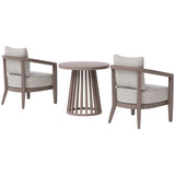 Viola Patio Seating Set, Brown