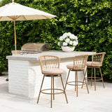 Islamorada Swivel Barstool, Brown
