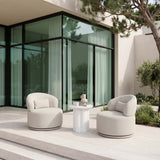Sausalito Swivel Chair, Beige