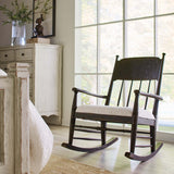 Americana Rocking Chair, Black-Furniture - Chairs-High Fashion Home