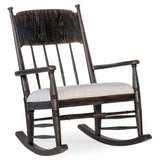 Americana Rocking Chair, Black-Furniture - Chairs-High Fashion Home