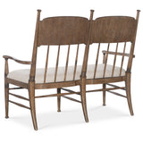 Americana Dining Bench, Honey-Furniture - Dining-High Fashion Home