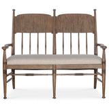 Americana Dining Bench, Honey-Furniture - Dining-High Fashion Home