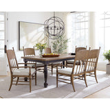 Americana Leg Dining Table, Molasses-Furniture - Dining-High Fashion Home