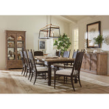 Americana Four-Door Buffet, Warm Brown-Furniture - Dining-High Fashion Home