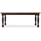 Americana Leg Dining Table, Molasses-Furniture - Dining-High Fashion Home