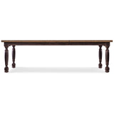 Americana Leg Dining Table, Molasses-Furniture - Dining-High Fashion Home
