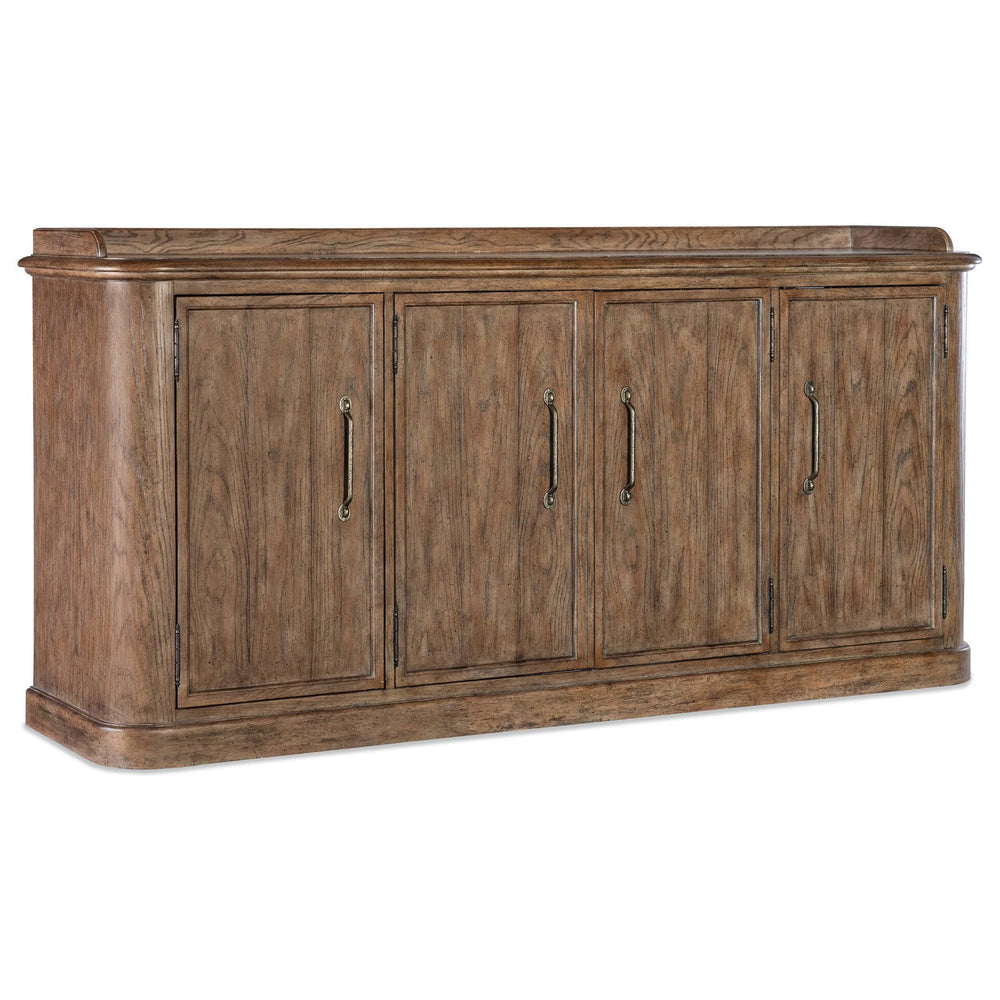 Americana Four-Door Buffet, Warm Brown-Furniture - Dining-High Fashion Home