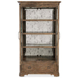 Americana Display Cabinet, Honey-Furniture - Storage-High Fashion Home