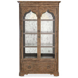 Americana Display Cabinet, Honey-Furniture - Storage-High Fashion Home