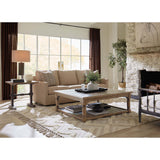 Americana Trestle End Table, Molasses-Furniture - Accent Tables-High Fashion Home