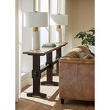 Americana Trestle Console Table, Molasses-Furniture - Accent Tables-High Fashion Home