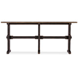 Americana Trestle Console Table, Molasses-Furniture - Accent Tables-High Fashion Home