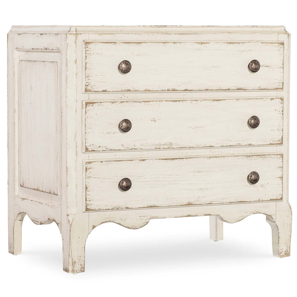 Americana Three-Drawer Nightstand, Daisy-Furniture - Bedroom-High Fashion Home