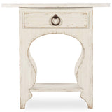 Americana One-Drawer Oval Nightstand, Daisy-Furniture - Bedroom-High Fashion Home