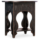 Americana One-Drawer Oval Nightstand, Molasses-Furniture - Bedroom-High Fashion Home