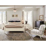 Americana One-Drawer Oval Nightstand, Daisy-Furniture - Bedroom-High Fashion Home