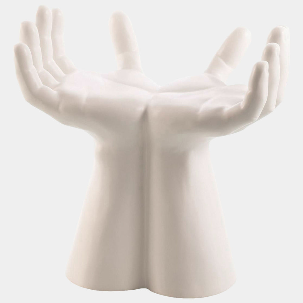 Deft Hands Stool, Matte White