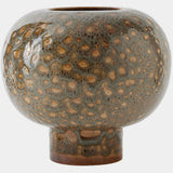 Allium Large Vase, Gray Splotch