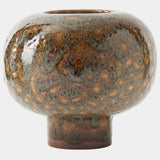 Allium Large Vase, Gray Splotch