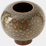 Allium Large Vase, Gray Splotch