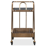 Walnut Wine and Bar Cart, Walnut