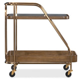 Walnut Wine and Bar Cart, Walnut