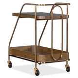 Walnut Wine and Bar Cart, Walnut