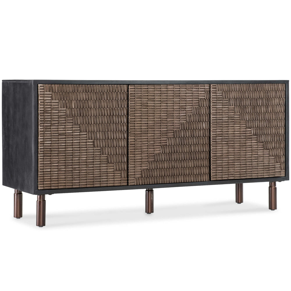 Jachar Entertainment Credenza, Black