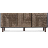 Jachar Entertainment Credenza, Black