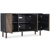 Jachar Entertainment Credenza, Black