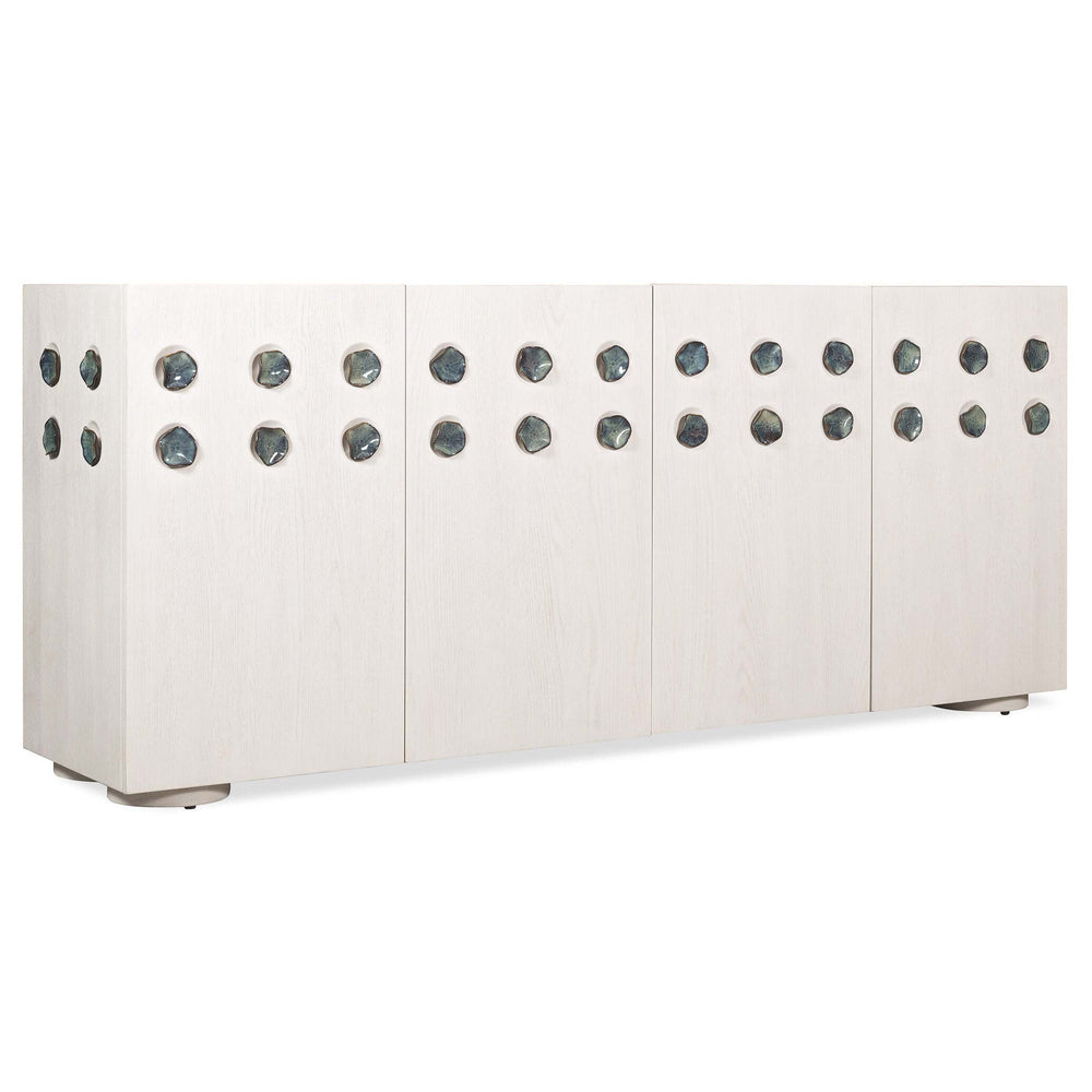 Pilea Entertainment Credenza, White Oak-Furniture - Storage-High Fashion Home
