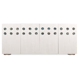 Pilea Entertainment Credenza, White Oak-Furniture - Storage-High Fashion Home