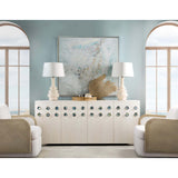 Pilea Entertainment Credenza, White Oak-Furniture - Storage-High Fashion Home