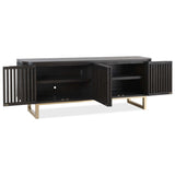 Easton Entertainment Console, Black-Furniture - Storage-High Fashion Home