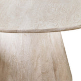 Madison Round Dining Table, White-Furniture - Dining-High Fashion Home