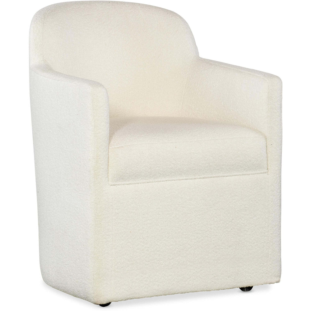 Izabela Upholstered Arm Chair, Wolf Pear