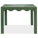 Naomi Game Table, Green-Furniture - Accent Tables-High Fashion Home