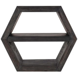 Honeycomb End Table-Furniture - Accent Tables-High Fashion Home